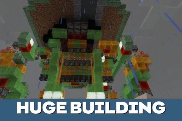 Building from Walking House Map for Minecraft PE