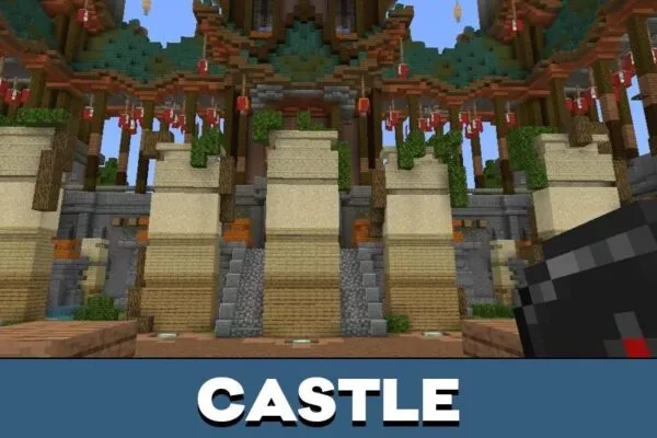 Castle from Amixi Practice Map for Minecraft PE