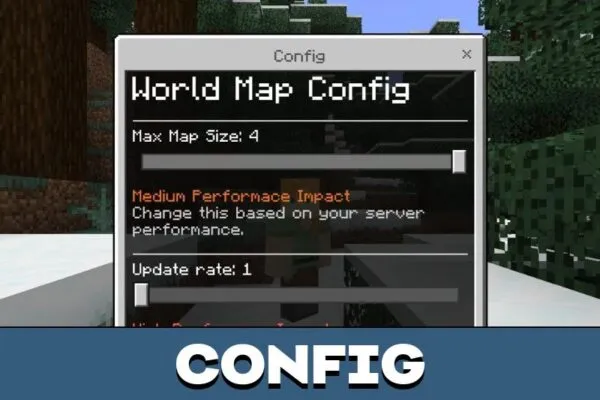 Config from Explorers Map Mod for Minecraft PE