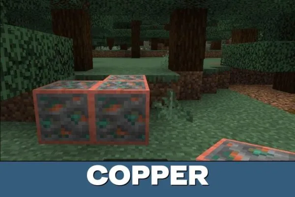 Copper Ore Highlighter Mod for Minecraft PE