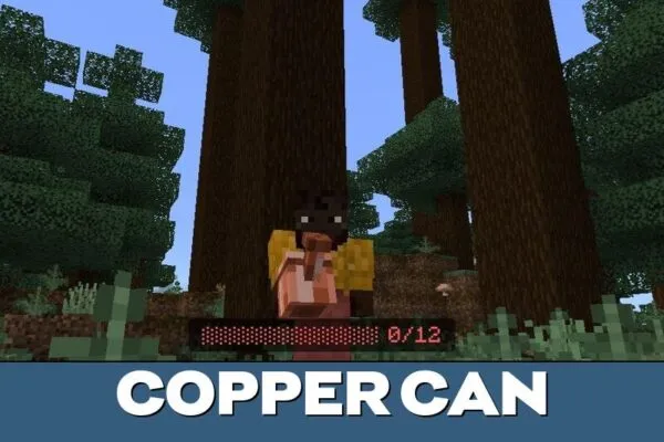 Copper Watering Can Mod for Minecraft PE
