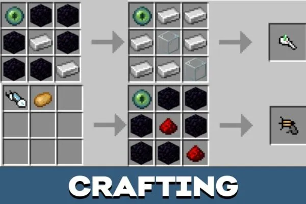 Crafting from Portal Gun Mod for Minecraft PE