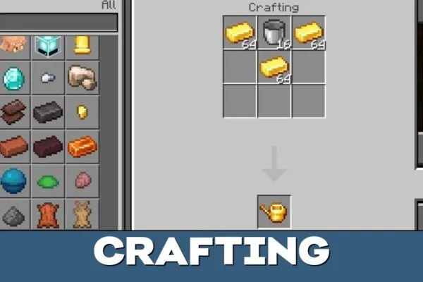 Crafting from Watering Can Mod for Minecraft PE