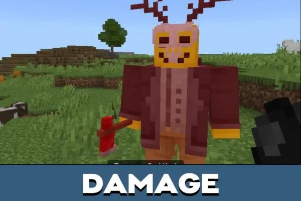 Damage from 99 Night Forest Mod for Minecraft PE