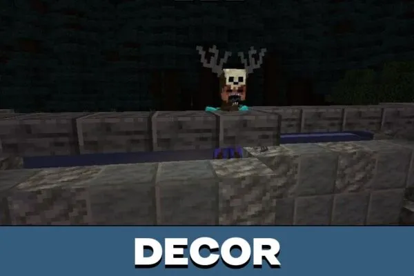 Decor from 99 Night Forest Map for Minecraft PE