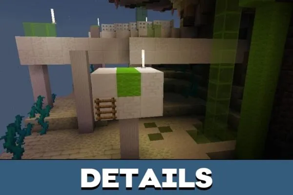 Details from Alien Parkour Map for Minecraft PE