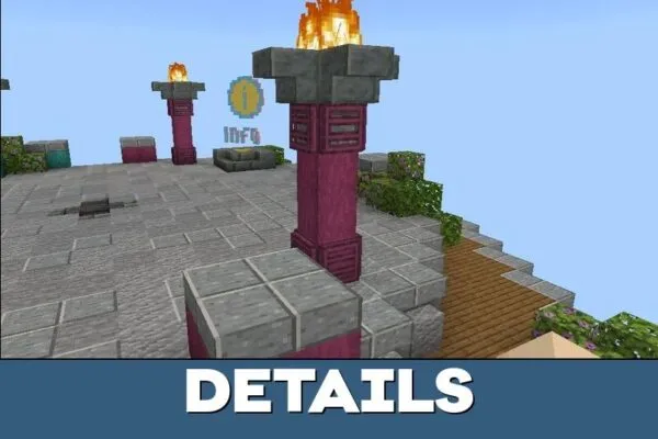 Details from Lava Trust Fall Map for Minecraft PE