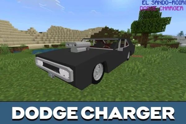 Car from Fast and Furious Vehicle Mod for Minecraft PE