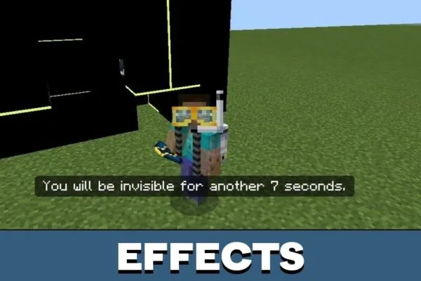 Effects from Bank Heist Map for Minecraft PE