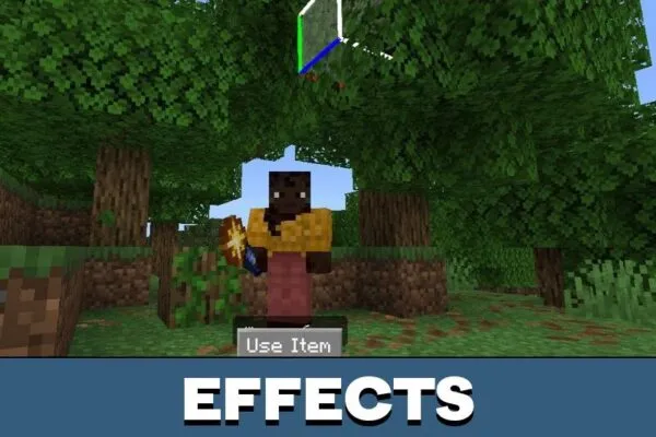 Effects from World Builder Mod for Minecraft PE