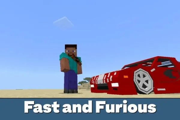 Download Fast and Furious Mod for Minecraft PE