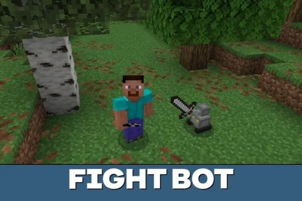 Fight Bot from Auto Companion Mod for Minecraft PE