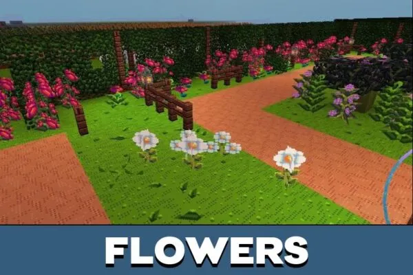 Flowers from Fruit Slasher Map for Minecraft PE