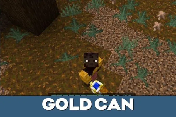 Gold Watering Can Mod for Minecraft PE