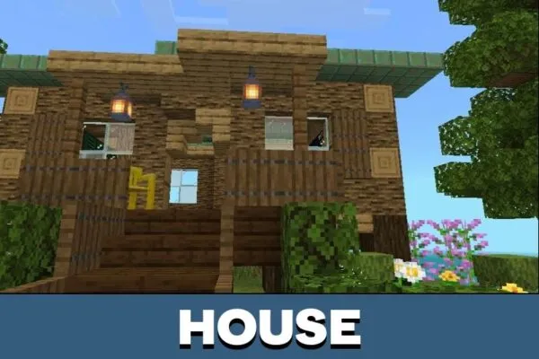 House from Camp Enderwood Map for Minecraft PE