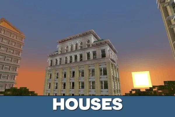 House from Las Vegas Map for Minecraft PE