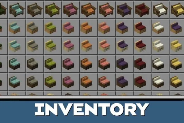 Inventory from Ghoulcraft Furniture Mod for Minecraft PE