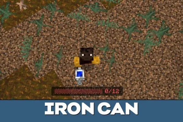 Iron Watering Can Mod for Minecraft PE