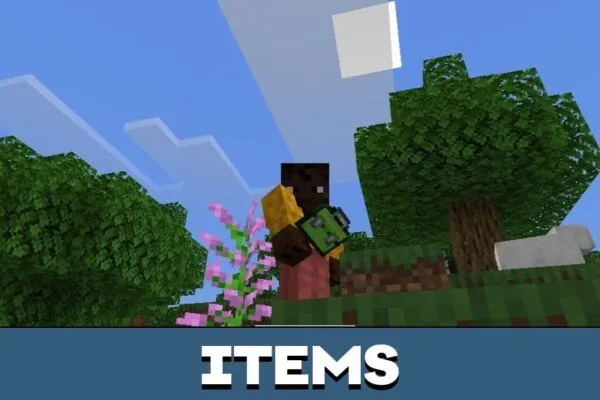 Items from World Builder Mod for Minecraft PE