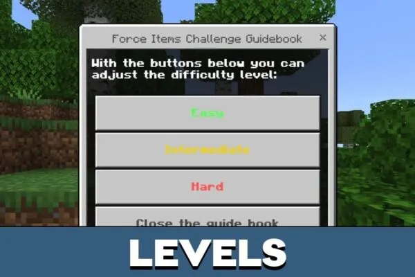 Levels from Force Items Mod for Minecraft PE