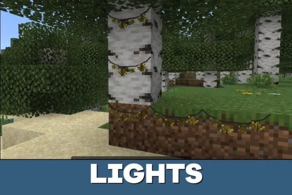 Lights from Ghoulcraft Furniture Mod for Minecraft PE