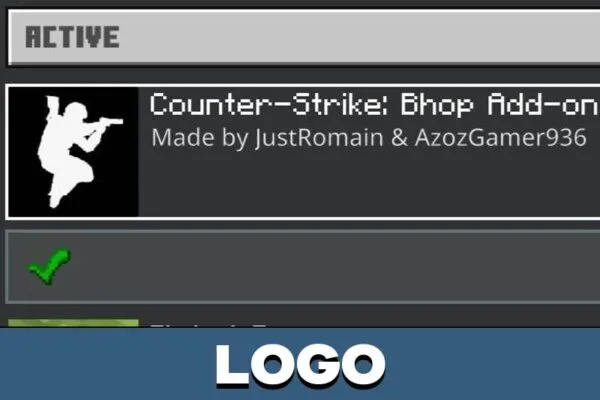 Logo from Counter Strike Mod for Minecraft PE