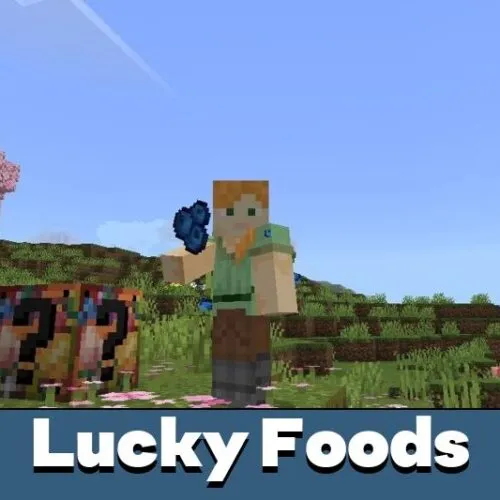Lucky Foods Mod for Minecraft PE