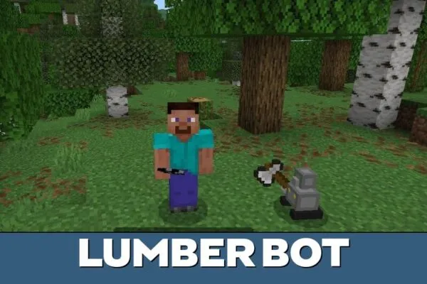 Fight Bot from Auto Companion Mod for Minecraft PE