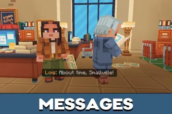 Messages from Superman Map for Minecraft PE