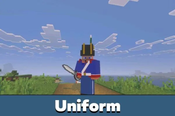 Uniform from Mexico Mod for Minecraft Bedrock