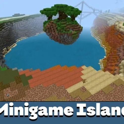 Minigame Island Map for Minecraft PE