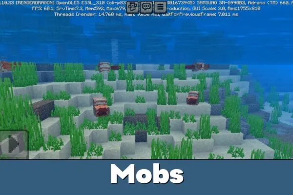 Mobs from Nautilus Mod for Minecraft PE