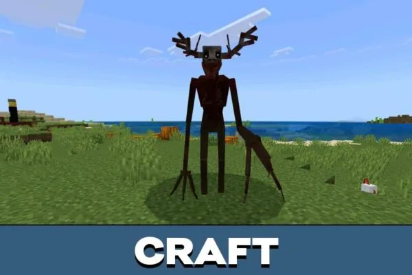 Monster from Wendigo Mod for Minecraft PE