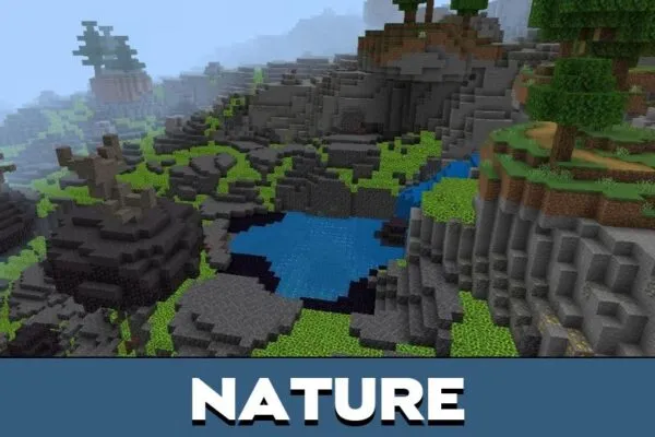 Nature from Void Weapons Mod for Minecraft PE