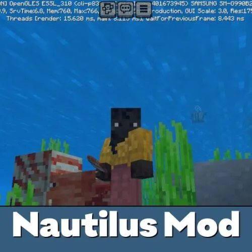 Nautilus Mod for Minecraft PE