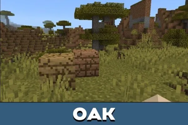 Oak from Lost Blocks Mod for Minecraft PE