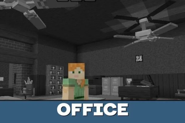 Office from Detective Map for Minecraft PE