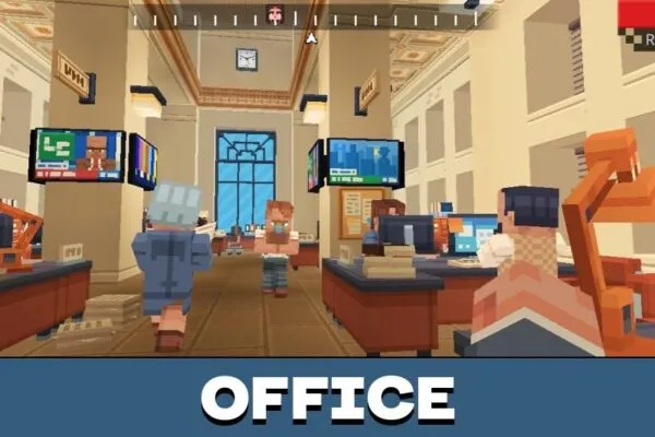 Office from Superman Map for Minecraft PE