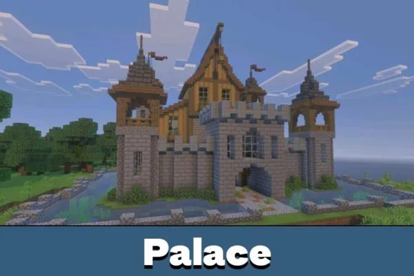 Palace from Structure in One Click Mod for Minecraft PE