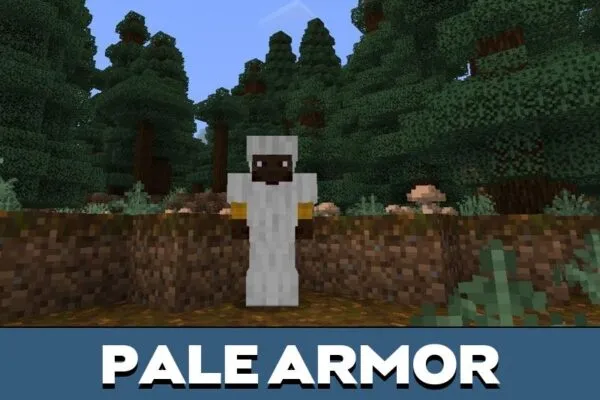 Pale Wooden Armor Mod for Minecraft PE