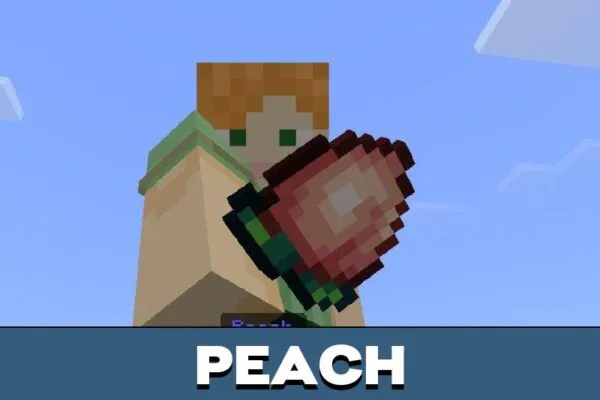 Peach from Lucky Foods Mod for Minecraft PE