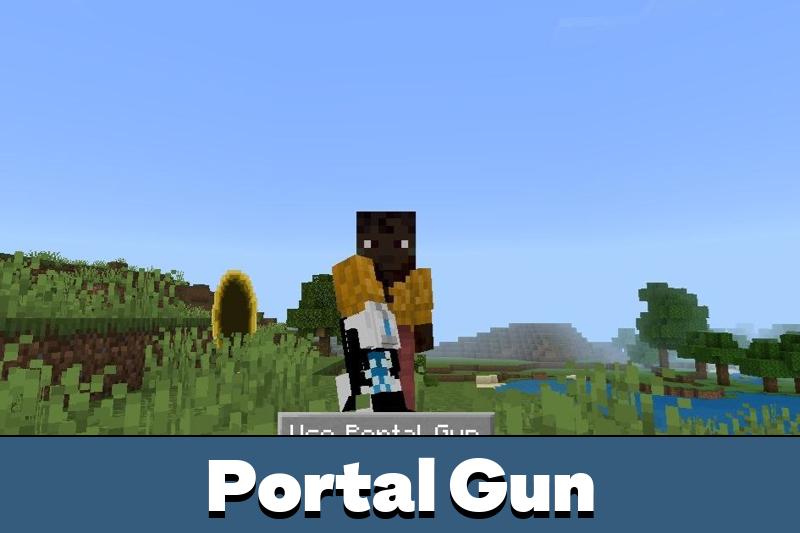 Download Portal Gun Mod for Minecraft Bedrock Edition