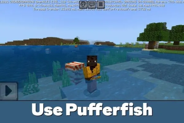 Pufferfish from Nautilus Mod for Minecraft PE