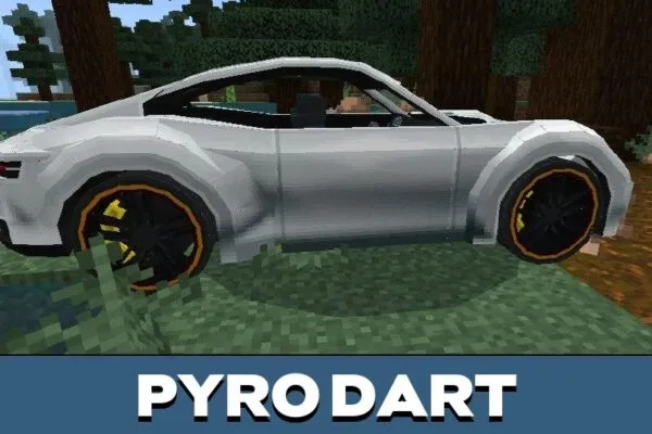 Pyro Dart from Realistic Cars Mod for Minecraft PE