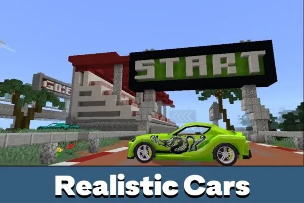 Download Realistic Cars Mod for Minecraft PE