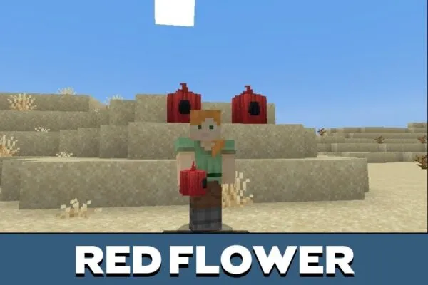 Red Flower from Hollow Knight Mod for Minecraft PE