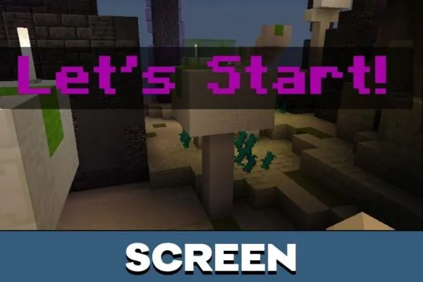 Screen from Alien Parkour Map for Minecraft PE