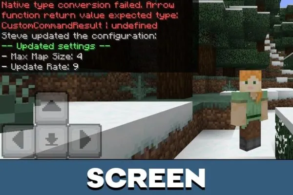 Screen from Explorers Map Mod for Minecraft PE