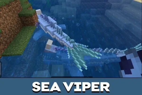 Sea Viper from 10 Mods Build for Minecraft PE