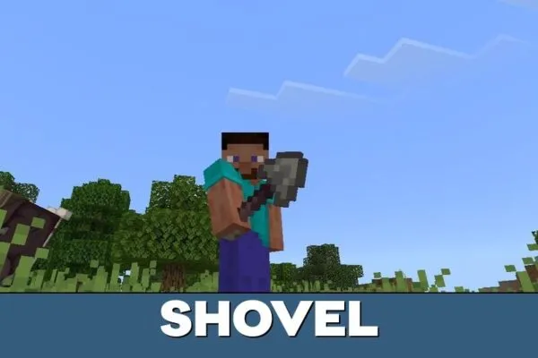 Shovel from Stitched Monsters Mod for Minecraft PE